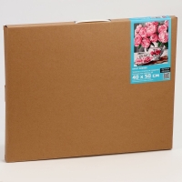 Картина по номерам на холсте с подрамником &laquo;Букет пионов&raquo;, 40 х 50 см