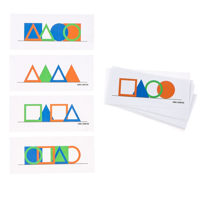 Головоломка. Повтори по образцу &laquo;Фигуры&raquo;