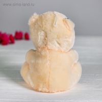 Мягкая игрушка &laquo;Мишка с сердцем&raquo;, цвет голубой