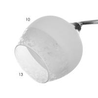 Люстра потолочная Зои 3хE27 40Вт Хром, черный Люстра потолочная Зои 3хE27 40Вт Хром, черный