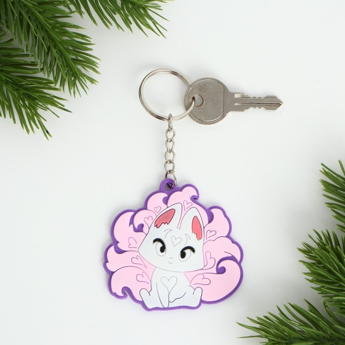 Брелок для ключей , резиновый, аниме «Девочка», 5,7 х 6,2 см Брелок для ключей , резиновый, аниме «Девочка», 5,7 х 6,2 см