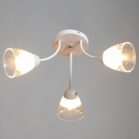 Люстра "Дебра" 3х60Вт Е27 Белый 48х48х22см Люстра "Дебра" 3х60Вт Е27 Белый 48х48х22см