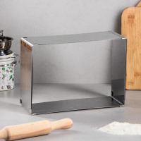 Форма раздвижная для выпечки &laquo;Прямоугольная&raquo;, h-10 см, 18х32 - 26х50 см