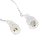 Гирлянда &laquo;Бахрома&raquo; 3 &times; 0.6 м, IP44, УМС, прозрачная нить, 160 LED, свечение зелёное, 220 В