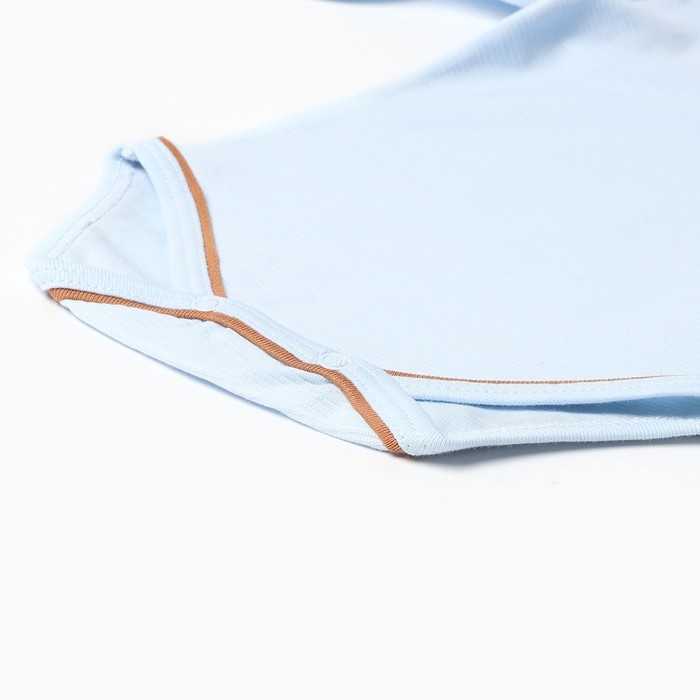 Комплект детский (3 предмета), цвет голубой, рост 62 см