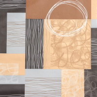 Клеёнка на стол на нетканой основе Доляна &laquo;Милт&raquo;, ширина 140 см, рулон 20 м, цвет коричневый