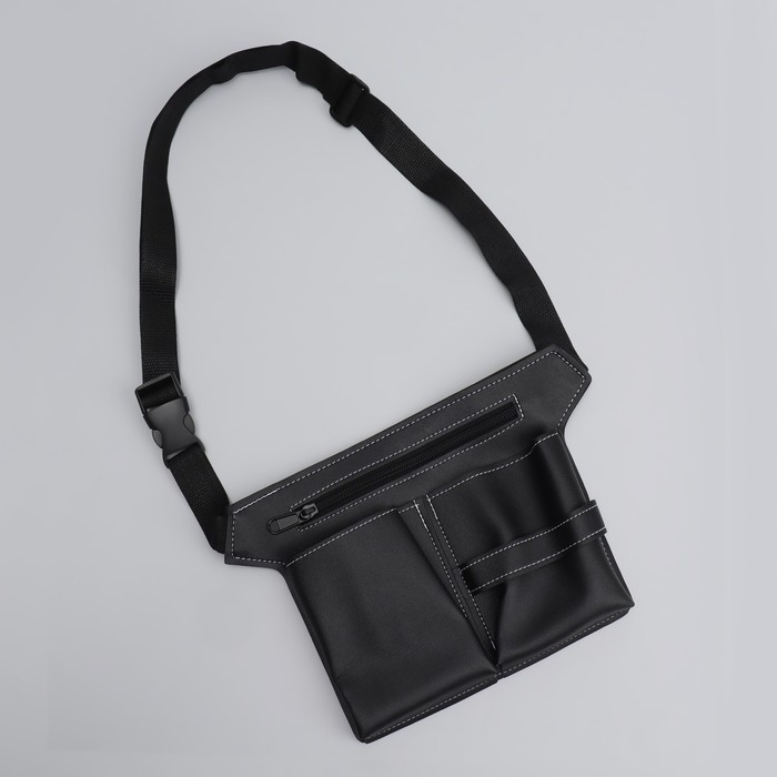 Сумка для мастера, 28 &times; 19,5 см, 2 кармана, 1 отдел, цвет чёрный
