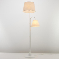 Торшер 3601/2 2х40Вт Е27, белый