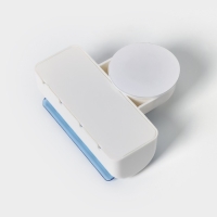 Держатель для зубных щёток на вакуумной присоске Доляна &laquo;Белая коллекция&raquo;