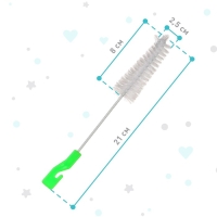 Ёршик для мытья детских бутылочек и сосок, цвета МИКС Ёршик для мытья детских бутылочек и сосок, цвета МИКС