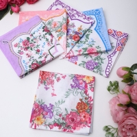 Платок носовой женский 28х28см, 6шт, рис 21218-2, МИКС, ситец 100г/м, хл100% Платок носовой женский 28х28см, 6шт, рис 21218-2, МИКС, ситец 100г/м, хл100%