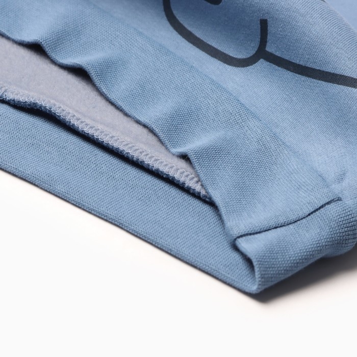 Костюм детский с начёсом (свитшот, брюки) KAFTAN Кролик р.38 (146-152), голубой Костюм детский с начёсом (свитшот, брюки) KAFTAN Кролик р.38 (146-152), голубой