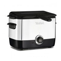 Фритюрница Tefal FF 220015, 1000 Вт, 1 л, до 190°C, серебристо-чёрная Фритюрница Tefal FF 220015, 1000 Вт, 1 л, до 190°C, серебристо-чёрная