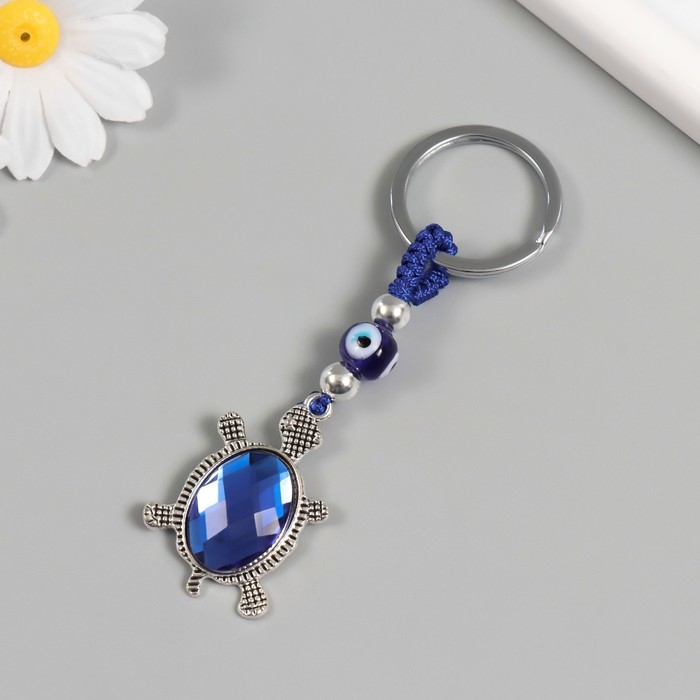 Брелок от сглаза металл "Черепашка" 2,7х7,5 см