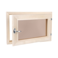 Окно, 40&times;60см, двойное стекло ЛИПА, бронза