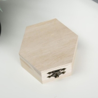 Шкатулка для росписи шестигранник 9х4,5х8 см Шкатулка для росписи шестигранник 9х4,5х8 см