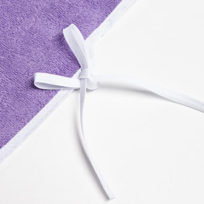 Полотенце-пончо Крошка Я &laquo;Гномик&raquo;, цвет сиреневый, размер 24-32, 100 % хлопок, 320 г/м2