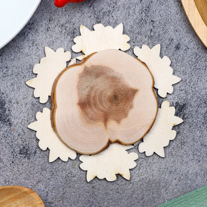 Подставка под горячее "Цветочный горшок", D=12 см, можжевельник