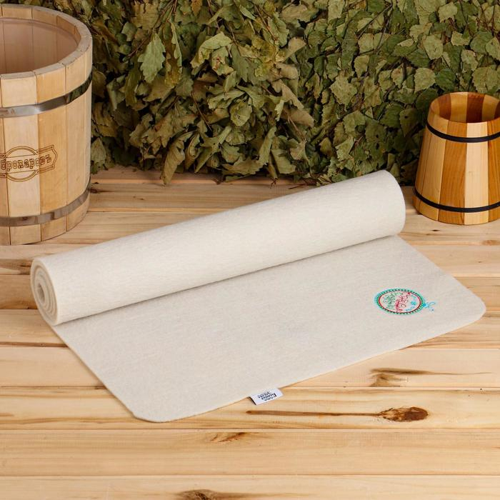 Банный коврик - лежак  "С Новым Годом" 150&times;50 см