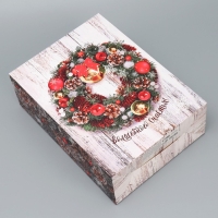 Коробка подарочная новогодняя складная &laquo;Волшебного счастья&raquo;, 22 х 30 х 10, Новый год