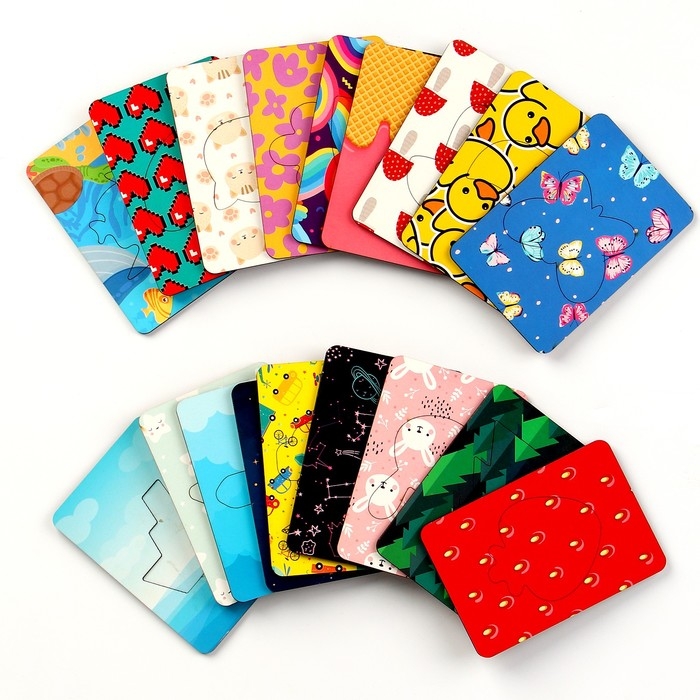 Лото &laquo;Досочки Сегена № 3&raquo;, 18 досочек, 18 вставных фигур