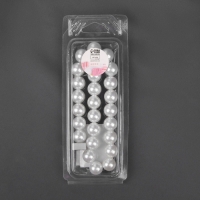 Подхват для штор &laquo;Бусы из жемчуга&raquo;, d = 1,5 см, 40 &plusmn; 1 см, цвет белый