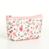 Набор косметичек 2 в 1 на молнии, цвет белый/розовый Набор косметичек 2 в 1 на молнии, цвет белый/розовый