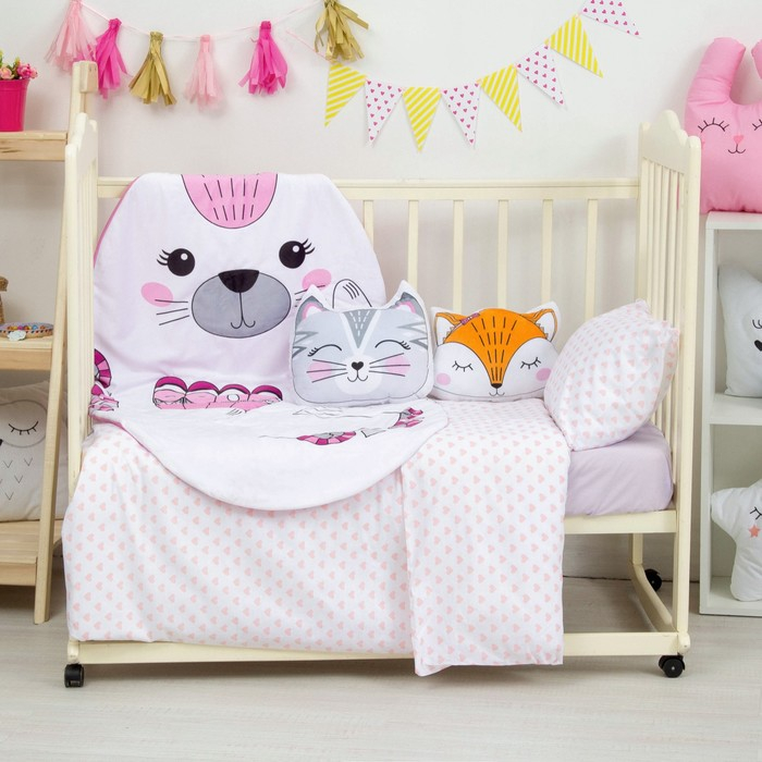 Подушка декоративная Крошка Я «Киса», 35х32 см, велюр, 250гр/м2 Подушка декоративная Крошка Я «Киса», 35х32 см, велюр, 250гр/м2