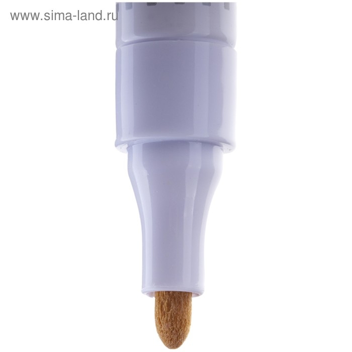 Маркер-краска (лаковый) 4.0 мм Berlingo белая, нитро-основа