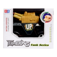 Машина-перевертыш &laquo;Танк&raquo;, работает от батареек, цвета МИКС