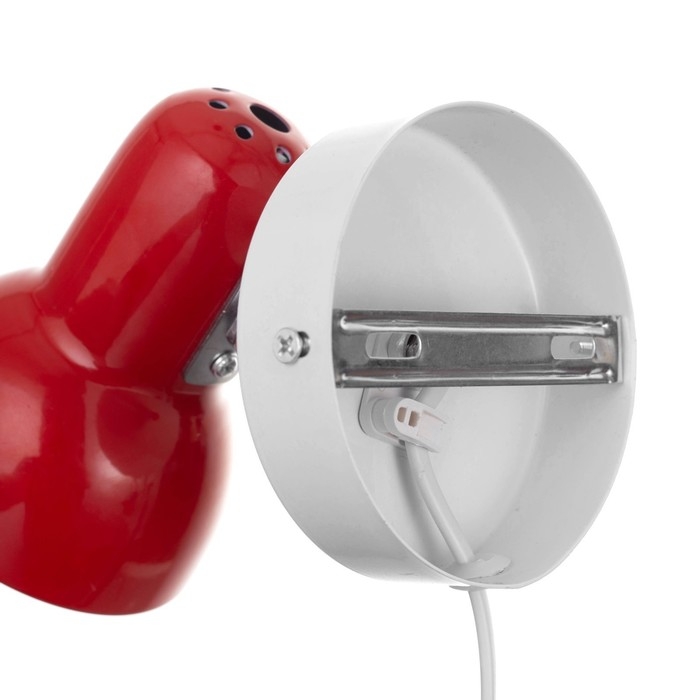 Бра с проводом "Севантос" Е27 40Вт красный 9х9х14 см