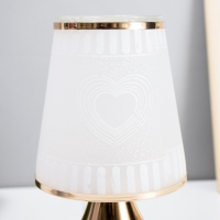 Аромасветильник сенсорный "Сердце" G9 40Вт золото 13х13х23 см RISALUX Аромасветильник сенсорный "Сердце" G9 40Вт золото 13х13х23 см RISALUX