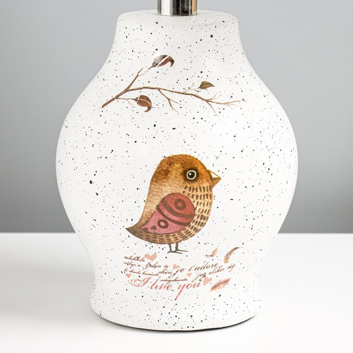 Лампа настольная 16197/1 E14 40Вт белый 20х20х32 см RISALUX