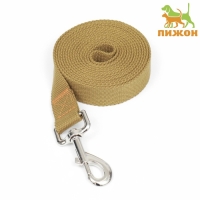 Поводок брезентовый, 2,7 м х 2,5 см, песочный Поводок брезентовый, 2,7 м х 2,5 см, песочный