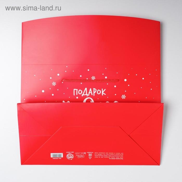 Пакет-коробка &laquo;Подарок&raquo;, 28 х 20 х 13 см, Новый год