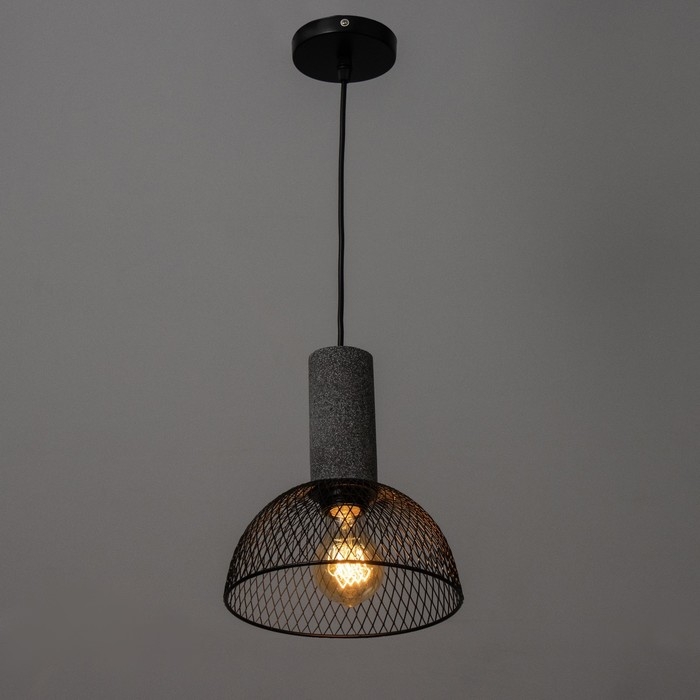 Светильник BayerLux Светильник BayerLux "Кортни Е27 40Вт черный 19х19х23-123см