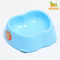 Миска пластиковая фигурная 17,5 х 17,5 х 5,5 см, голубая Миска пластиковая фигурная 17,5 х 17,5 х 5,5 см, голубая