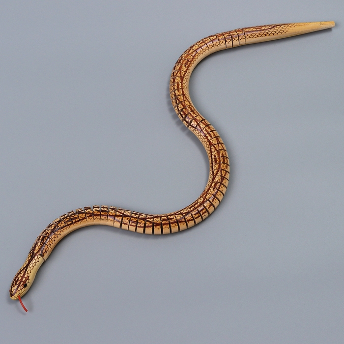 Новый год! Деревянная игрушка &laquo;Змея&raquo;, 70 &times; 2 &times; 2 см