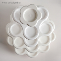 Подставка для пирожных «Каскад», 5 ярусов, цвет белый Подставка для пирожных «Каскад», 5 ярусов, цвет белый