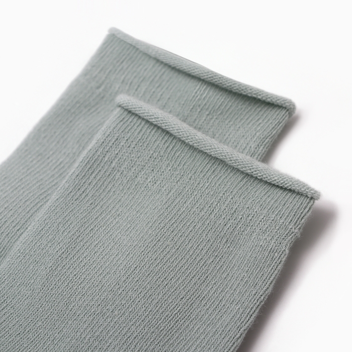 Носки детские MINAKU со стоперами, цвет хаки, 11-12 см