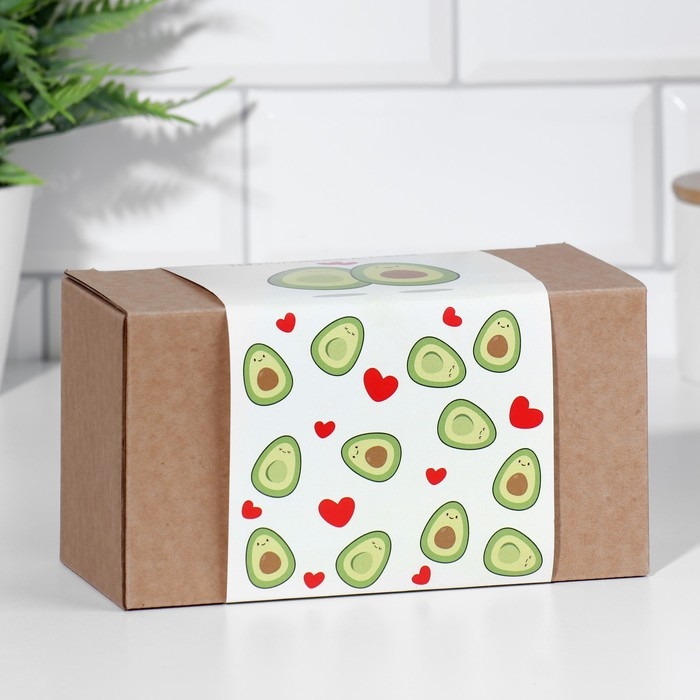 Набор парных кружек сублимация "Авокадо", с нанесением