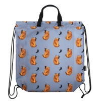 Мешок для обуви 440 х 365 мм, Erich Krause, плотность 300D, с ручками, Capybara Мешок для обуви 440 х 365 мм, Erich Krause, плотность 300D, с ручками, Capybara