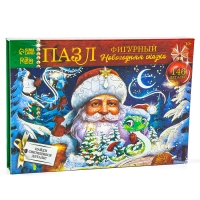 Пазлы фигурные деревянные &laquo;Новогодняя сказка&raquo; со святящимися деталями, 146 элементов