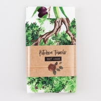 Набор кухонных полотенец Доляна &laquo;Процветай&raquo;, 35х60см-2шт, 100% хлопок