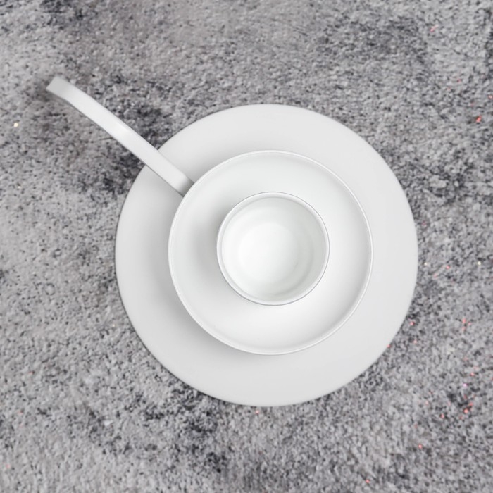 Подсвечник "Ретро" металл на 1 свечу, 10х4 см, белый