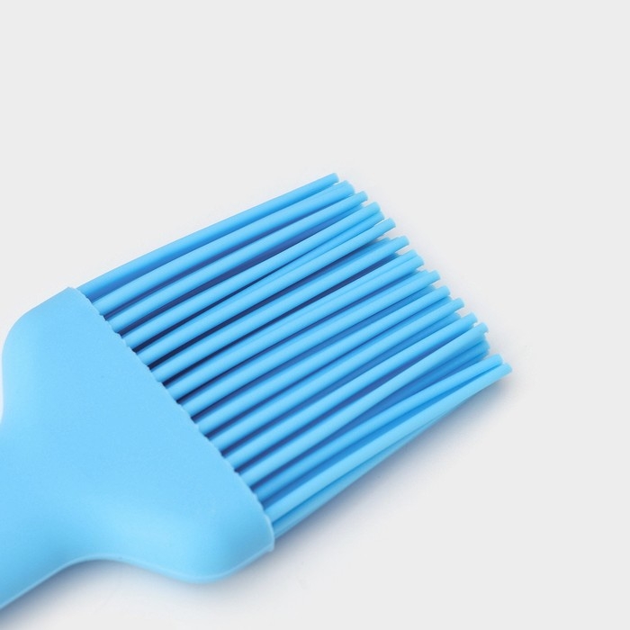 Кисть Доляна &laquo;Люкс&raquo;, силикон, 27&times;4,6&times;1 см, цвет голубой