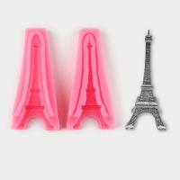 Молд &laquo;Эйфелева башня&raquo;, силикон, 11&times;5,5 см, цвет МИКС