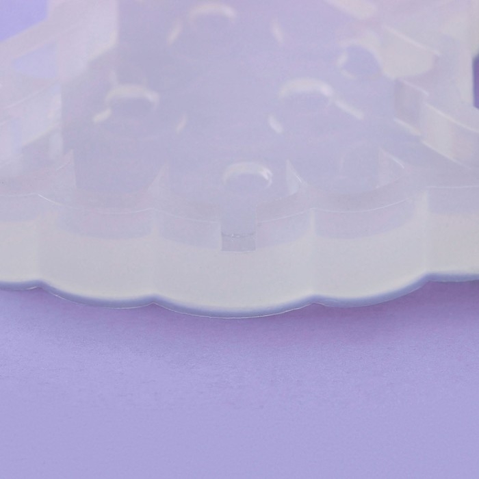 Силиконовый молд для леденцов и шоколада &laquo;Дед мороз с Елкой&raquo;