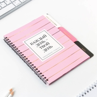 Планинг с разделителями &laquo;Каждый день&raquo;, мягкая обложка, формат А5, 50 листов