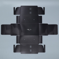 Коробка подарочная складная, упаковка, &laquo;Чёрная ночь&raquo;, 23 х 15 х 10 см